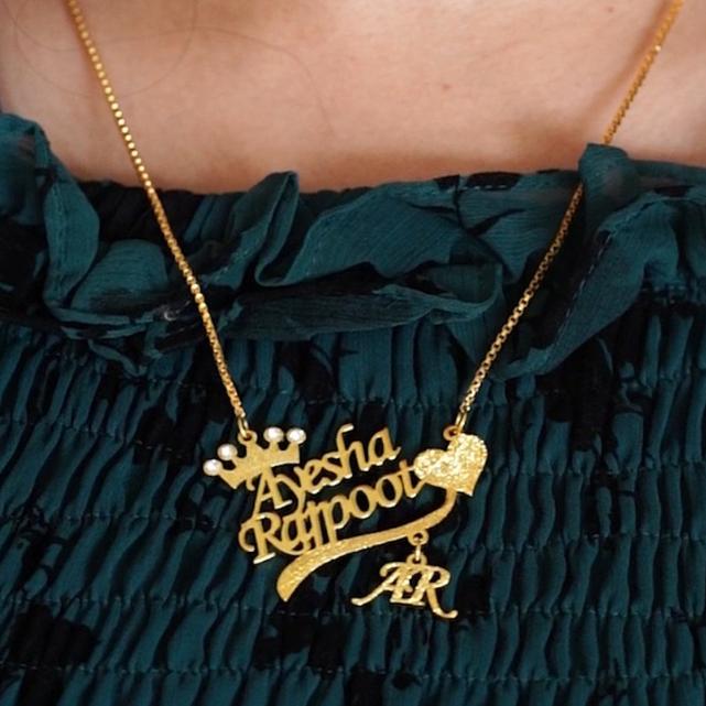 Crown Heart Necklace