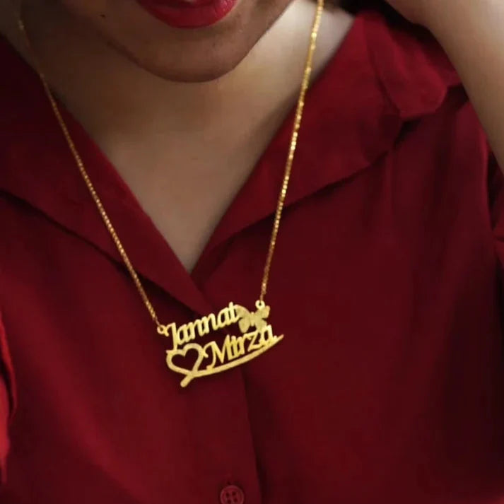 Butterfly Heart Necklace