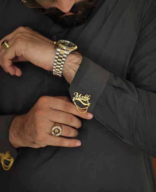 Cufflinks with chain