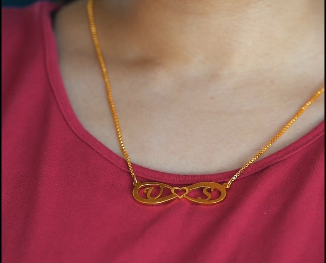 Customized Name Heartbeat Necklace ✨