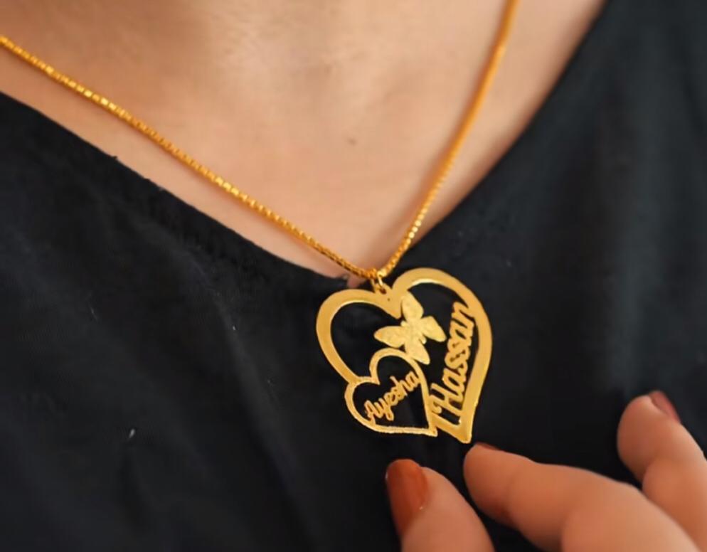 Double Heart Necklace