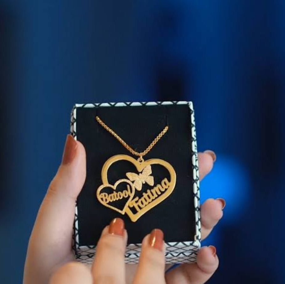 Double Heart Necklace