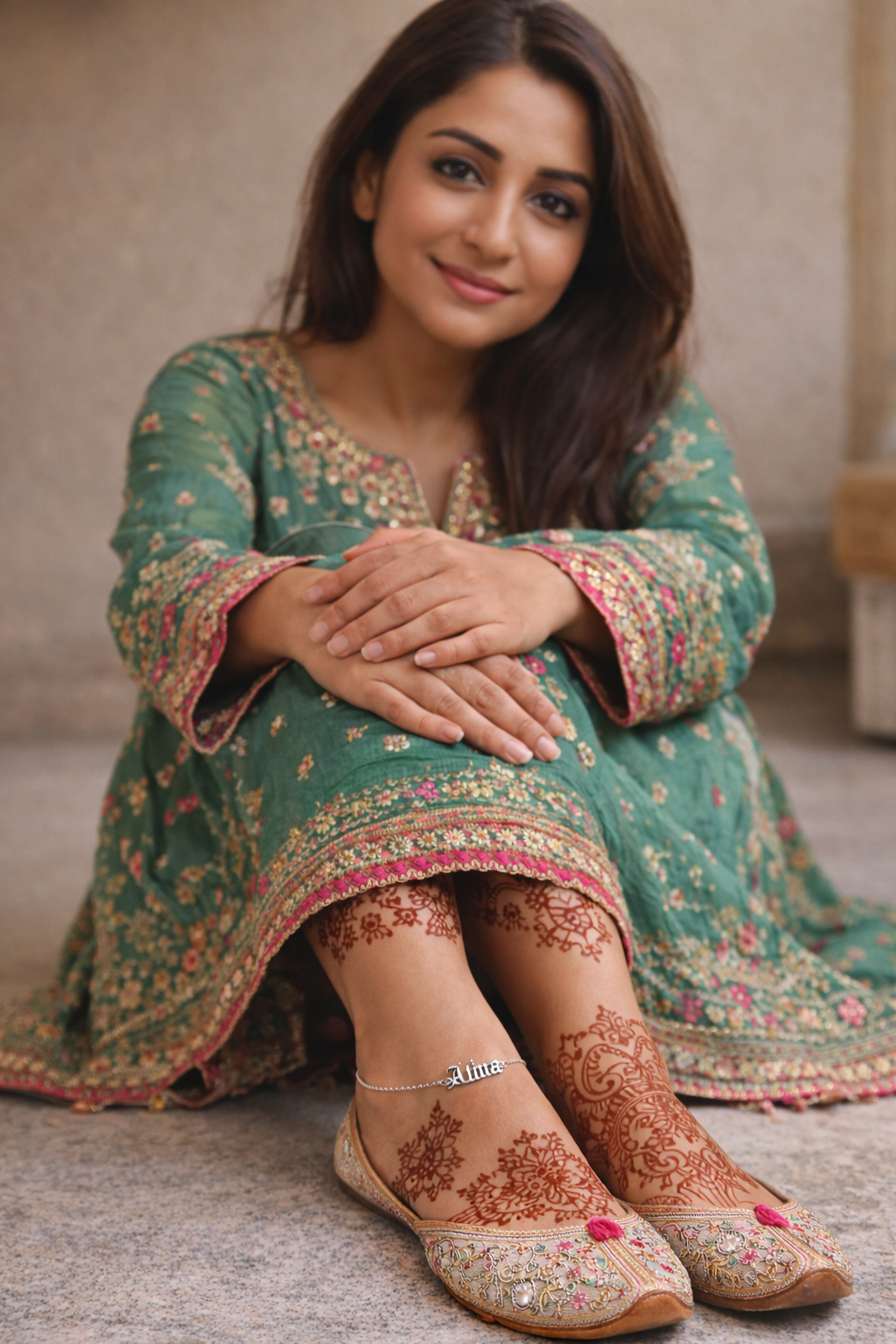 Stylish zodiac sign Anklet Paya for women